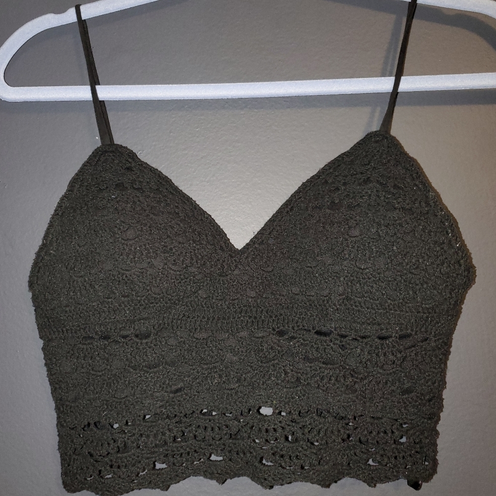 SOLD Mooloola crochet crop top